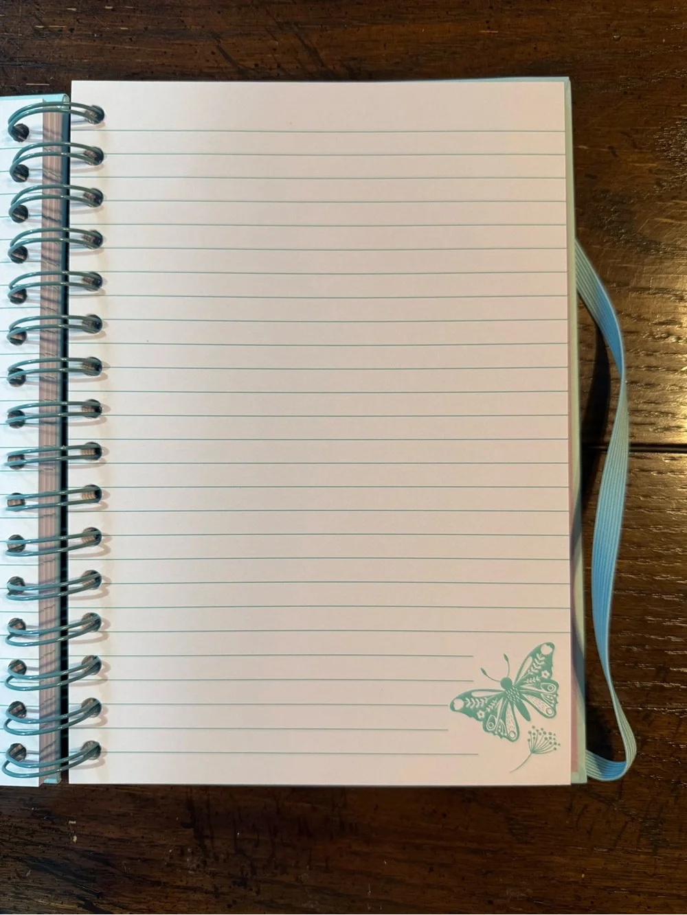 Journal - Light Blue Butterfly Design